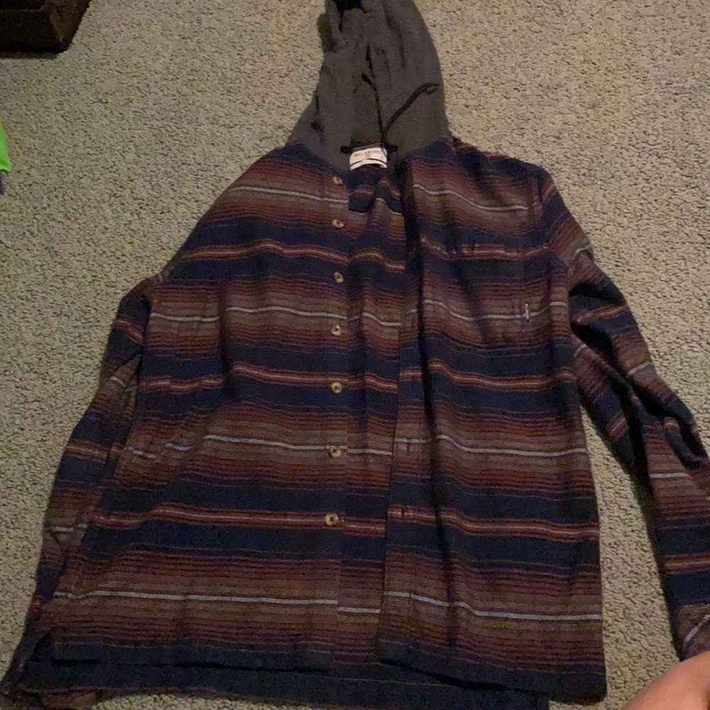 Hooded flannel